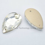 Sew on Crystal Rhinestone Flat Back Crystal Tear Drop 17X28mm