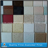 China Artificial Stone Factory Pure Black/White/Yellow/Green/Bule Quartz Stone