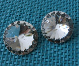 10mm 12mm Rivoli Point Back Crystal Fancy Stone