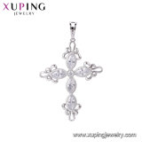 Fashion Special Star Moon Rhodium CZ Imitation Jewelry Pendant -30195