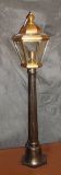 Bronze Floor Lamp with Glass Decorative Floor Lighting for Indoor or out Door 18964