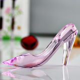 Unique Design Pink Cinderella Crystal Shoes for Wedding Favor Gifts