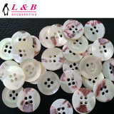 4-Holes White Sew Sea Shell Button