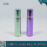 10ml Electroplated Glass Roll on Bottle with Aluminium Cap