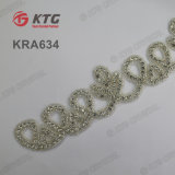 Bling Bling Ornament Flower Shape Crystals Rhinestone Trim for Evening Dress Decoration