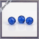 12mm Blue Color Round Good Quality Glass Gemstone