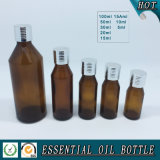 European Amber Glass Essential Oil Bottle with Cap, Dropper, Pump