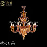 Simple European Amber Pendant Light