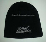 Black Beanie Hats for Men with Embroidery (CPA_70021)