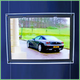 Hanging Acrylic Slim Poster Frame LED Lightbox for Advertising