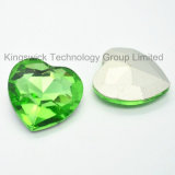 High Quality Heart Glass Crystal Stones for Jewelry