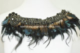 Grace Peacock Fur Necklace