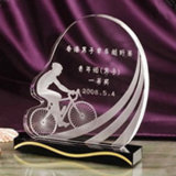 Fashion Custom Engraving Basic Blank Glass Cubes Awards Crystal Trophy