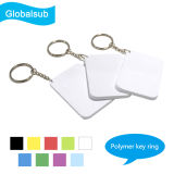 MDF Sublimation Polymer Personalized Rectangle Keychain