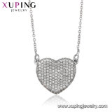 41858 Fashion Luxury CZ Crystal Rhinestone Rhodium Color Star Jewelry Pendant Necklace