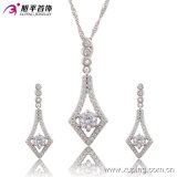 Fashion Elegant Rhodium CZ Crystal Imitation Jewelry Set for Women's Best Gift --63683