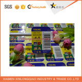 Custom Label Printing Paper Colorful Self Adhesive Sticker for Barcode