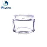 80cc Cream Glass Bottle in Transparent Glass