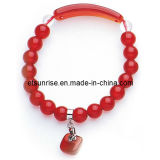 Semi Precious Stone Crystal Beaded Jewelry Bracelet Bangles (ESB01284)