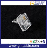 Rj11 Modular Plugs 6p2c for Solid Connectors Crystal Head