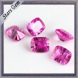 Pink Octagon Millennium Cut Fashion Cubic Zirconia Gemstone