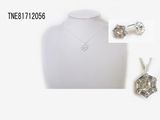 High Quality Fashion Design Crystal Necklace with Earrings Jewelry