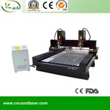 Double Heads 3D CNC Router Stone Engraving Machine