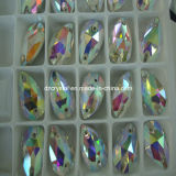 2014 Teardrop Sew on Rhinestones for Costume Dress