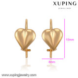 91573 Fashion Heart Design Cross Gold Plated Jewelry Earring