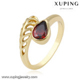 12615 Fashion 14k Gold Plated Diamond Snake Ring in Metal Alloy