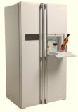 Double Door Home Use up Freezer Bottom Fridge Refrigerator