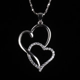 Romatic Love Fashion Heart to Heart Shape Jewelry Necklace