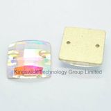 Square Faceted Flat Back Sewing Glass Rhinestone