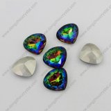 Wholesale Vitral Medium Heart Jewelry Garment Stone for Garment Accessories