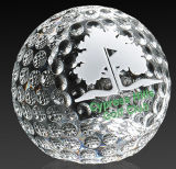 Crystal Golf Paperweight