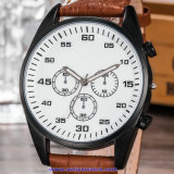 Custom Logo Quartz Men's Watch Crystal Swiss Wrist for Man (WY-17014B)