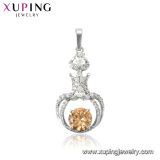 31158 New Style Fashion Xuping Cool Rhodium Costume Jewelry Pendant in Environmental Copper