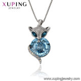 Necklace-00465 Xuping Newest Designs Fox Shape Pendant Crystals From Swarovski Fashion Gold Necklace Jewelry