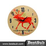 Bestsub Personalized 20cm Hardboard Photo Printed Clock (HBZ01)