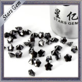 Black Flower Cut Glass Beads for Jewrlry