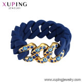 51889 Xuping Wholesale Platstic Designed Crystals From Swarovski Gold Bangles Latest Designs