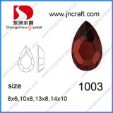 China Factory Price Drop Rhinestone Flattbacks Glass Crystal Stone