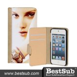 New Arrival for iPhone 5/5s/Se Golden Wallet Cases (IP5K31G)