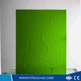 3-6mm Green Puzzle/Nsdhiji/Mistlite Patterned/Figured Glass with Ce&ISO9001