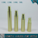 Golden Cosmetic Pump Sprayer Airless Serum Bottle Packaging