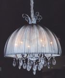 Fabric Unique Crystal Pendant Lamp for Restaurant