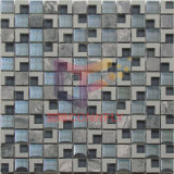 Grey Marble Glass Mixed Plastic Mosaic (CSR093)