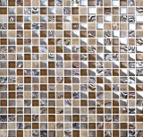 Interior Wall Tile Glass and Stone Mosaic (M815010)