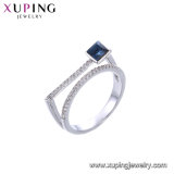 15241 Newest Luxury Rhodium -Plated Jewelry Women Ring Crystal from Swarovski Jewelry