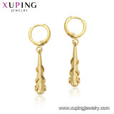 95135 Fashion Simple Cross Metal Alloy Jewelry Eardrop in 18K Gold-Plated